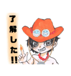 ONE PIECE 盃兄弟 日常スタンプ（個別スタンプ：8）