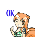 ONE PIECEリスタンプ（個別スタンプ：5）