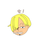 パワポで作ったONE PIECEスタンプ（個別スタンプ：3）