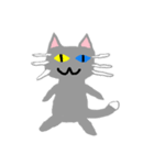 手描き猫ちゃんスタンプ2！（個別スタンプ：1）