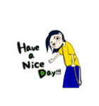 SUPER DOPE girl（個別スタンプ：34）