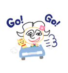 下手くそ姉さん（個別スタンプ：1）