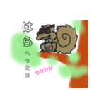 いく画伯＆動物ズー（個別スタンプ：5）