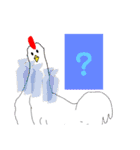 Crazy chicken wow（個別スタンプ：23）