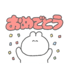 デカ文字うさちゃん*（個別スタンプ：15）