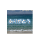 海辺でゆっくりして欲しい挨拶スタンプです（個別スタンプ：37）