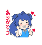 青髪ちゃん 夏スタンプ（個別スタンプ：10）