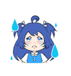 青髪ちゃん 夏スタンプ（個別スタンプ：13）