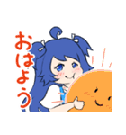 青髪ちゃん 夏スタンプ（個別スタンプ：23）