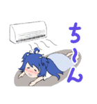青髪ちゃん 夏スタンプ（個別スタンプ：28）