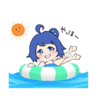 青髪ちゃん 夏スタンプ（個別スタンプ：29）