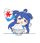 青髪ちゃん 夏スタンプ（個別スタンプ：32）