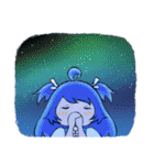 青髪ちゃん 夏スタンプ（個別スタンプ：39）