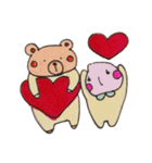 クマくん 夏のご挨拶（個別スタンプ：8）