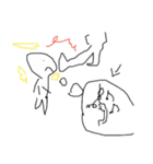 お子さんが描いた絵（個別スタンプ：5）