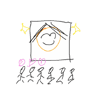 お子さんが描いた絵（個別スタンプ：24）