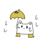 無表情の感情豊かなねこ（個別スタンプ：7）