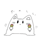 無表情の感情豊かなねこ（個別スタンプ：12）