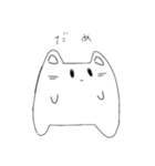 無表情の感情豊かなねこ（個別スタンプ：13）