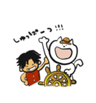 ねこねこ×ONE PIECE（個別スタンプ：5）