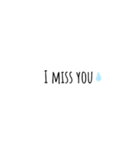 今の気持ちをかっこよく英語で。（個別スタンプ：6）