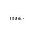 今の気持ちをかっこよく英語で。（個別スタンプ：7）