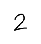 「ぁ」〜「10」（数字）きゅん 〜がぉー（個別スタンプ：18）