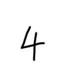 「ぁ」〜「10」（数字）きゅん 〜がぉー（個別スタンプ：20）
