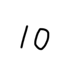 「ぁ」〜「10」（数字）きゅん 〜がぉー（個別スタンプ：26）