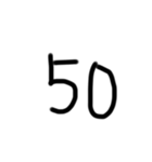 「ぁ」〜「10」（数字）きゅん 〜がぉー（個別スタンプ：28）
