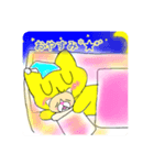 栗ちゃん家族♡金豚＆カスタード（個別スタンプ：1）