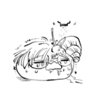 めがねのまんじゅう（個別スタンプ：7）