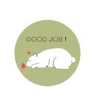 くまとちいさな友達（English）（個別スタンプ：4）