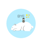 くまとちいさな友達（English）（個別スタンプ：8）