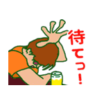 大きいニンゲンと比べたら小さい人間（個別スタンプ：27）