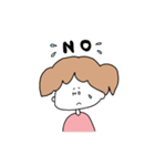 おかおがしろすぎちゃん（個別スタンプ：14）