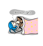 伏し目な女の子のスタンプ（個別スタンプ：7）