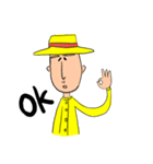 黄色じいさん（個別スタンプ：1）