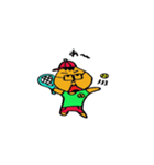 とんがりテニスボーイ（個別スタンプ：2）