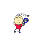 とんがりテニスボーイ（個別スタンプ：7）