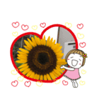 お花さん綺麗（個別スタンプ：1）
