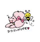 pink-poodle 1（個別スタンプ：3）