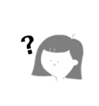 ボブの女の子のスタンプ。（個別スタンプ：10）