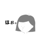 ボブの女の子のスタンプ。（個別スタンプ：14）