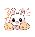 オカリナうさぎ（個別スタンプ：3）