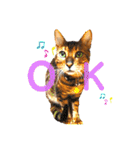 愛する猫たち ベンガル スコ エギゾチック（個別スタンプ：7）