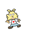 ヤギの友達と一緒（個別スタンプ：17）