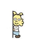 ヤギの友達と一緒（個別スタンプ：22）