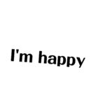 黒大文字（個別スタンプ：1）