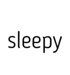 黒大文字（個別スタンプ：3）